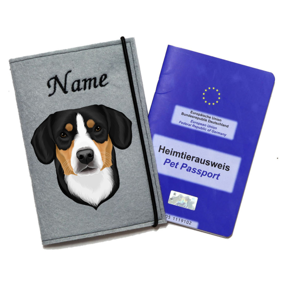 Impfpasshülle für den Entlebucher Sennenhund